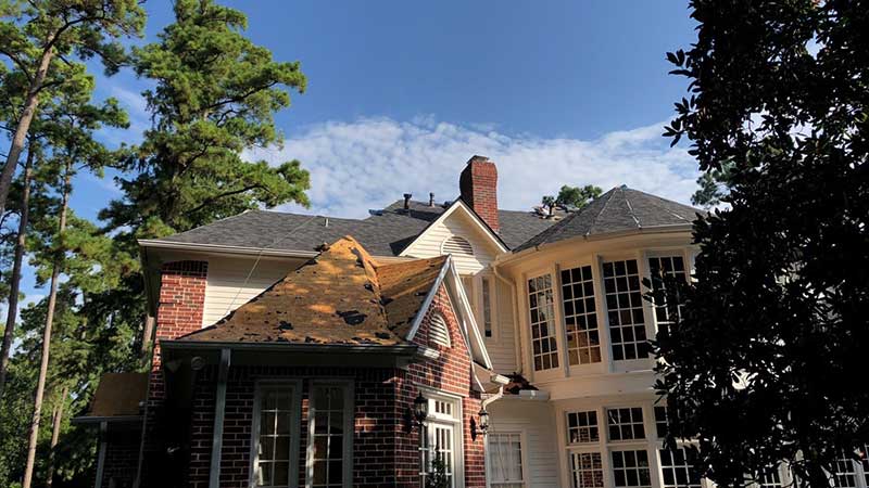 Roof Repair after wind and hail damage.